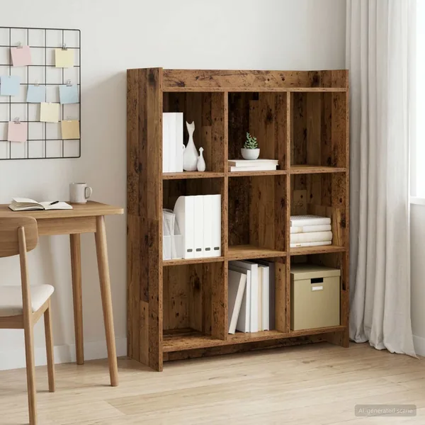 Bibliothèque Bois ancien 87,5 x 30 x 111 cm Bois d'ingénierie