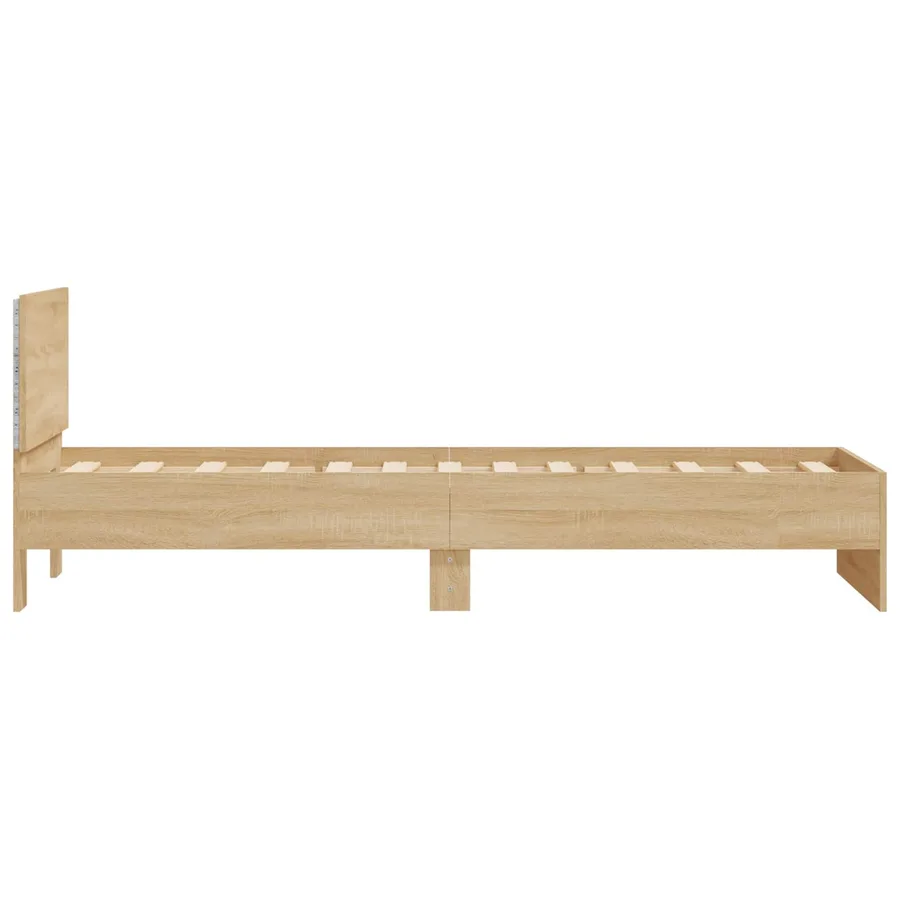 Cadre de lit avec LED Chêne Sonoma 80 x 200 cm - 6