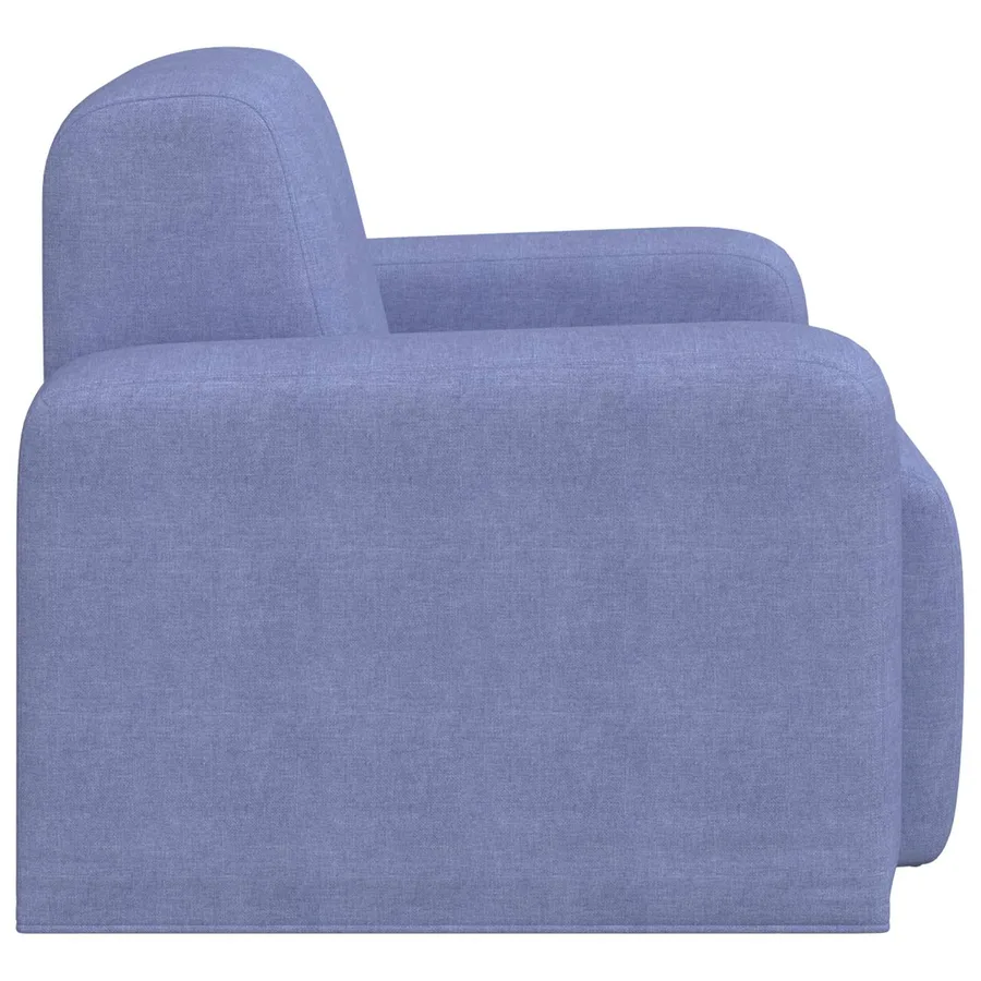 Fauteuil Bleu denim Tissu - 4