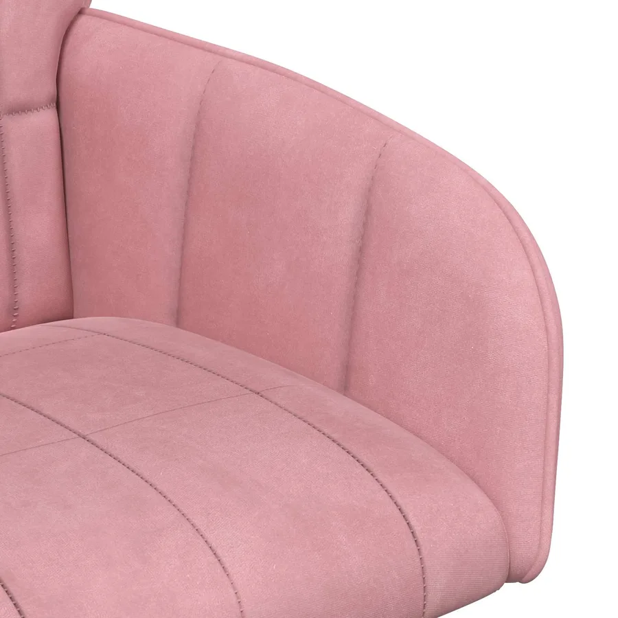 Chaises de salle à manger 2 pcs Velours Rose 57 x 50 x 85 cm - 6