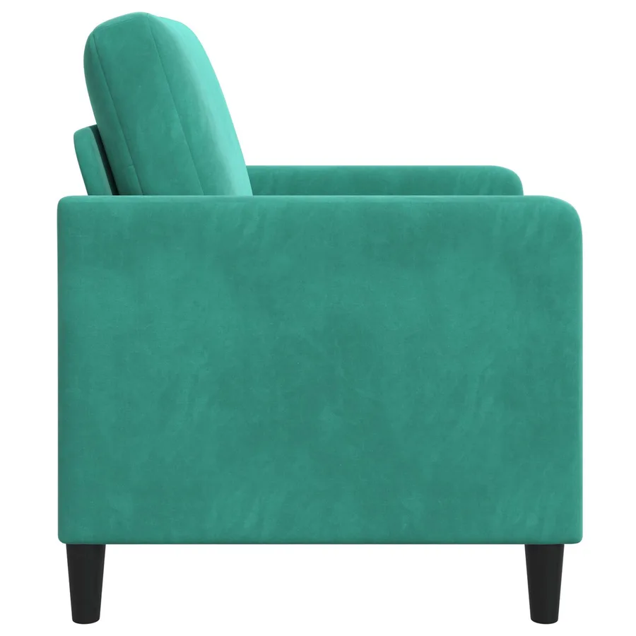 Sofa avec rangement Turquoise 72 x 78 x 87 cm Polyester - 5