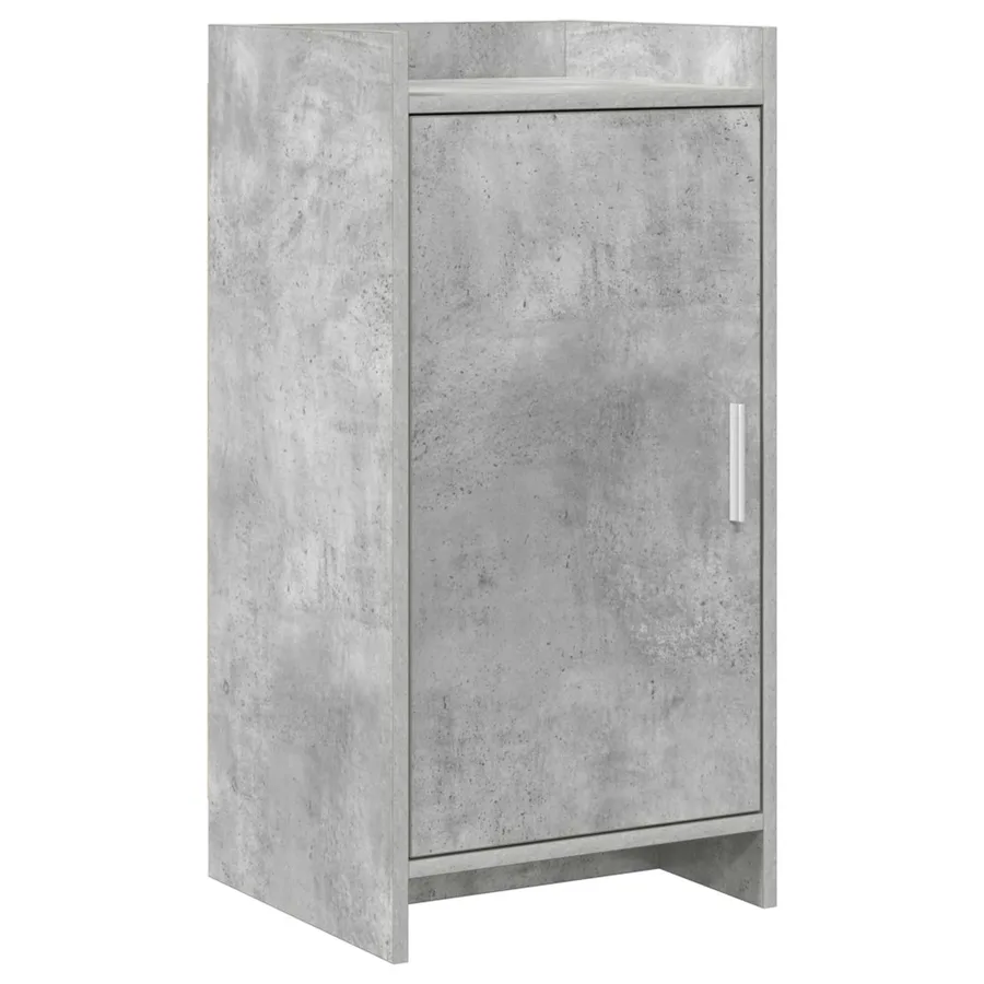 Buffet Gris béton 40 x 36 x 80 cm Bois d'ingénierie - 2