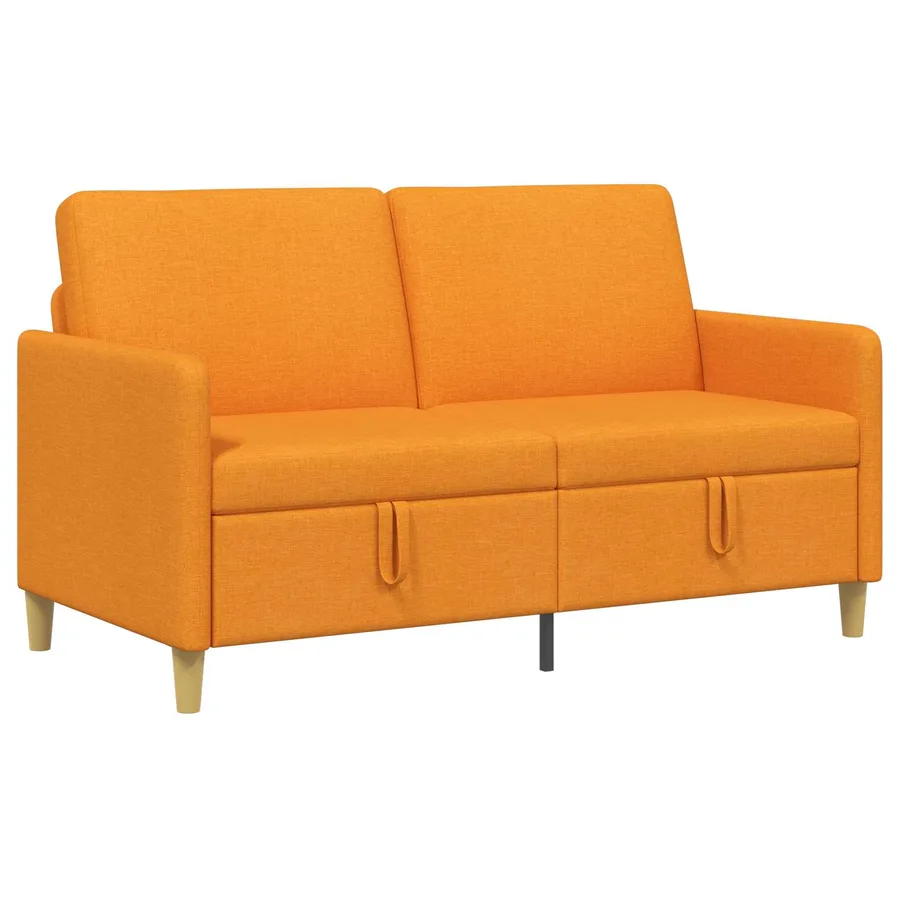 Sofa avec rangement Jaune foncé 152 x 78 x 87 cm Polyester - 2