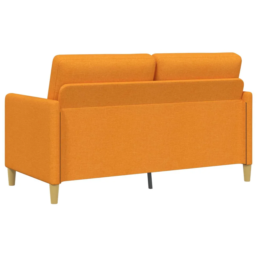Sofa avec rangement Jaune foncé 152 x 78 x 87 cm Polyester - 5