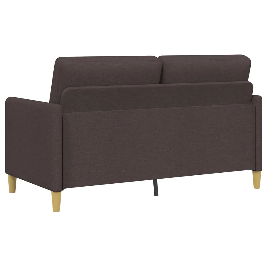 Sofa avec rangement Marron foncé 152 x 78 x 87 cm Polyester - 5