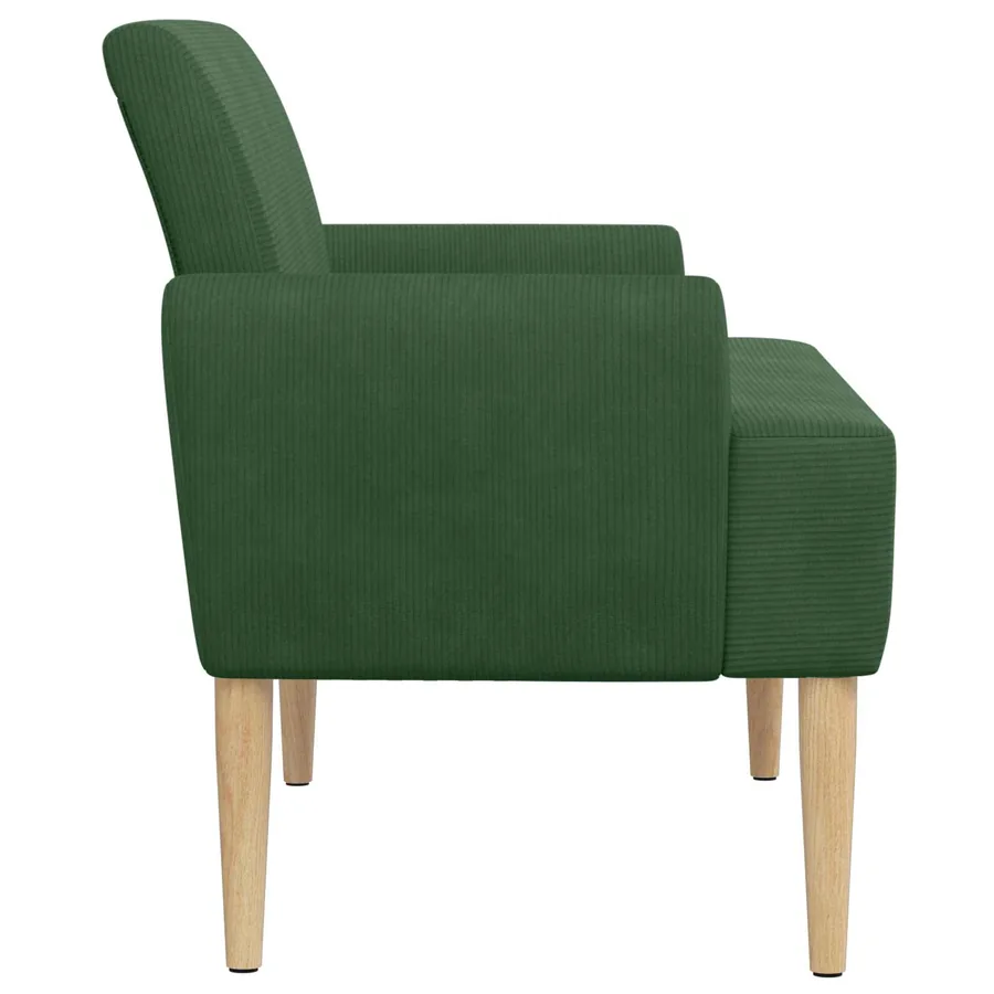 Canapé love seat avec capitonnage en boutons Vert Jungle - 4
