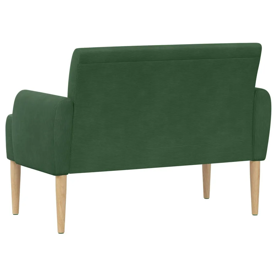 Canapé love seat avec capitonnage en boutons Vert Jungle - 5