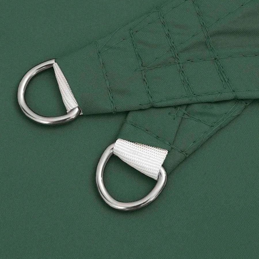 Voile d'ombrage vert foncé 2x2x2 m 100% polyester Oxford - 5