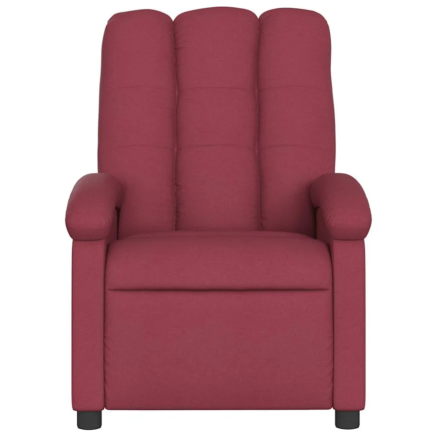 Fauteuil inclinable électrique Rouge bordeaux Tissu - 9