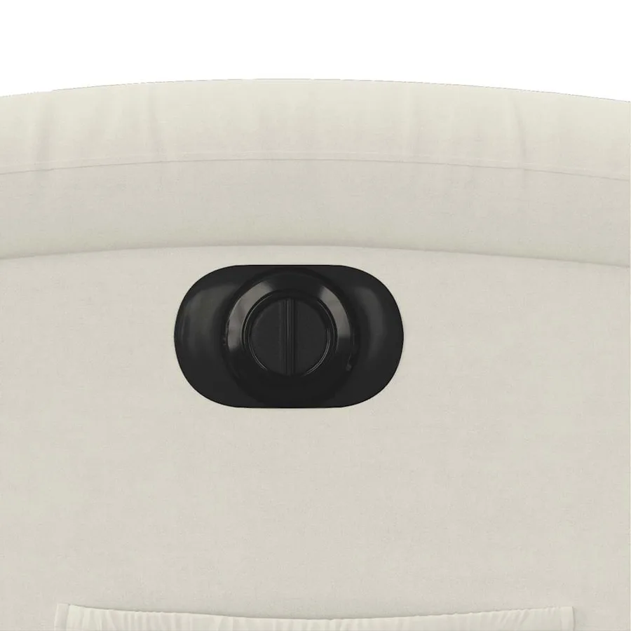 Fauteuil inclinable électrique Crème Velours - 12