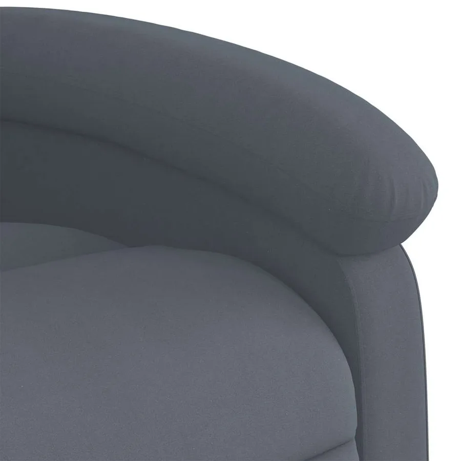 Fauteuil inclinable électrique Gris foncé Velours - 11