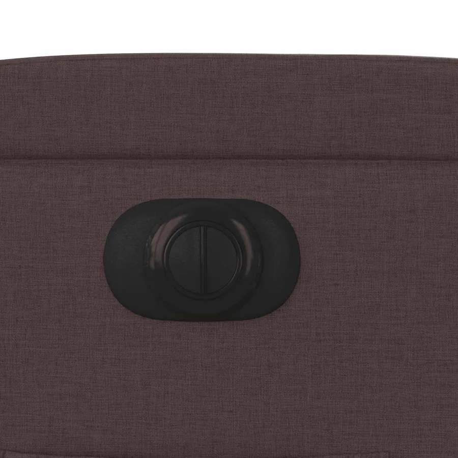 Fauteuil inclinable électrique Marron foncé Tissu - 12