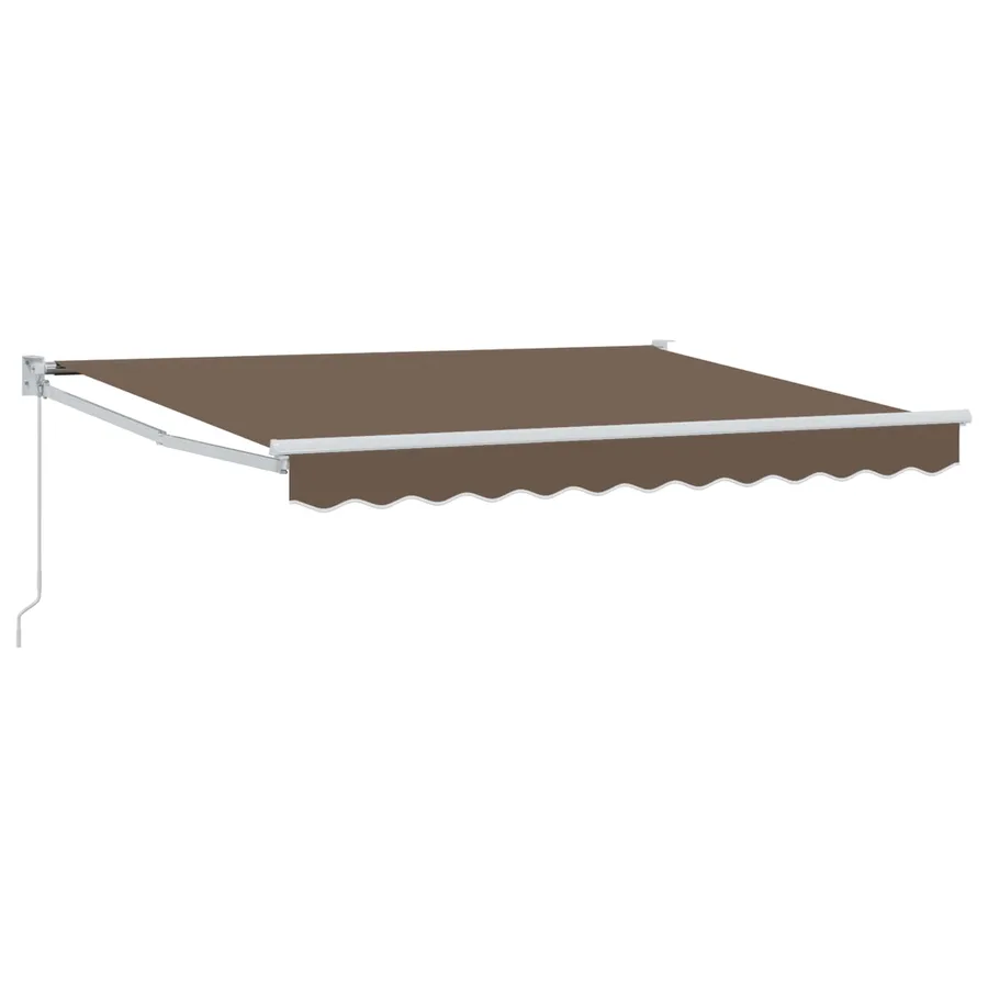 Auvent rétractable Taupe 3,5 x 2,5 m - 2