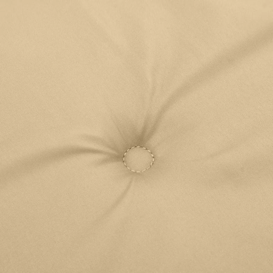 Coussin de banc de jardin beige mélangé 200x50x7 cm tissu - 6