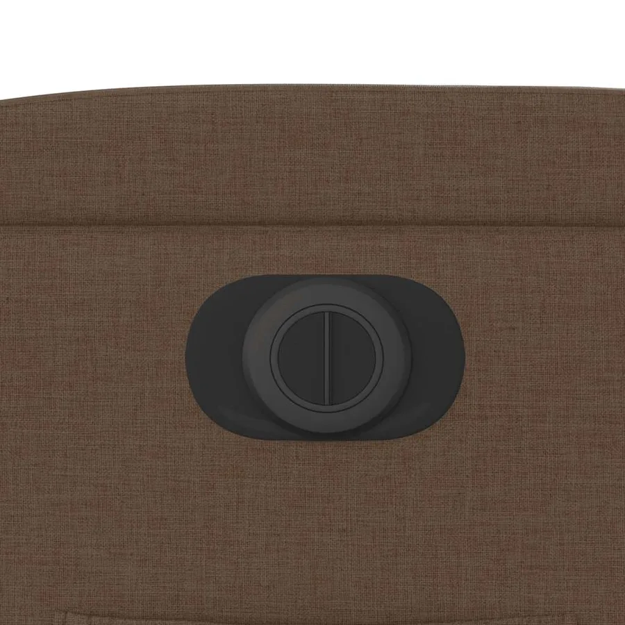Fauteuil inclinable électrique Marron Tissu - 12