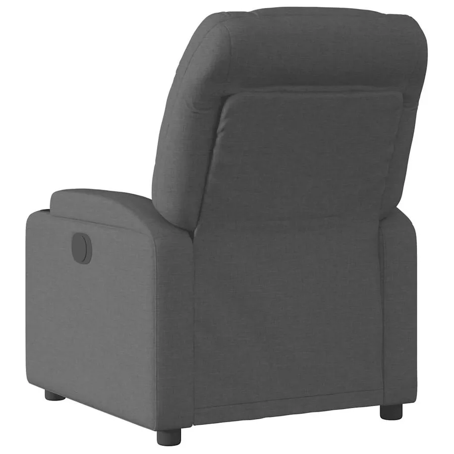 Fauteuil inclinable électrique Noir Tissu - 5
