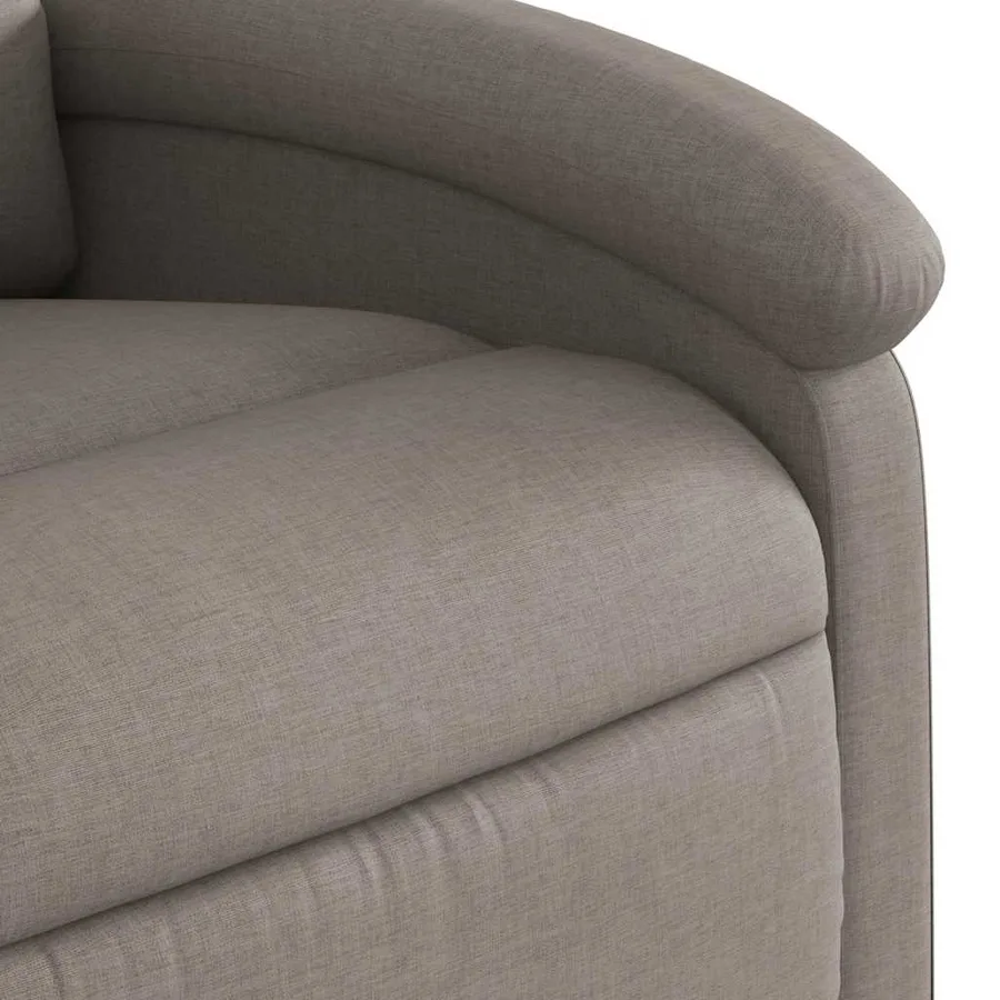 Fauteuil inclinable électrique Taupe Tissu - 11