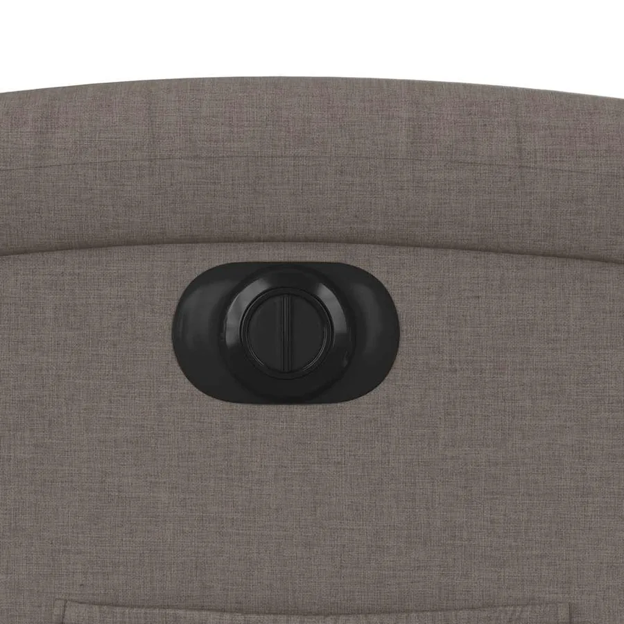 Fauteuil inclinable électrique Taupe Tissu - 12