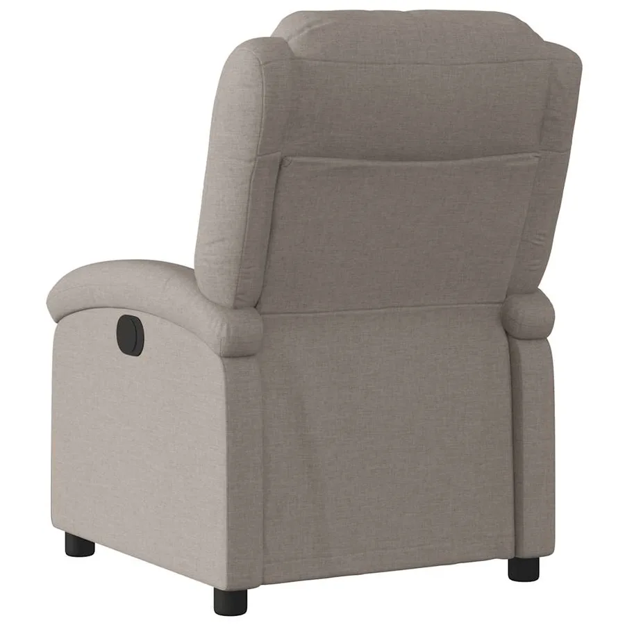 Fauteuil inclinable électrique Taupe Tissu - 5