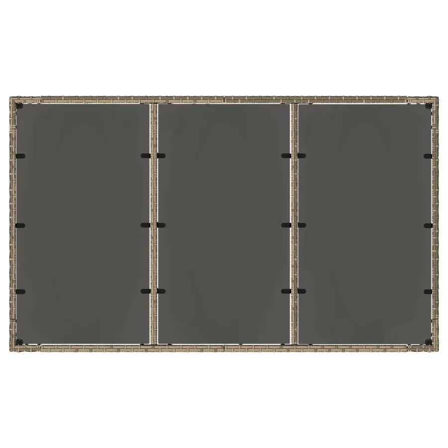 Ensemble de repas extérieur 5 pcs polyrotin - 6