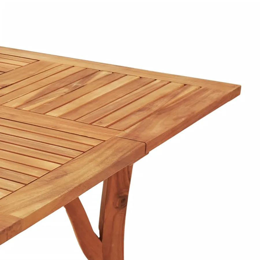 Ensemble à manger de jardin 3 pcs Bois d'acacia solide - 8