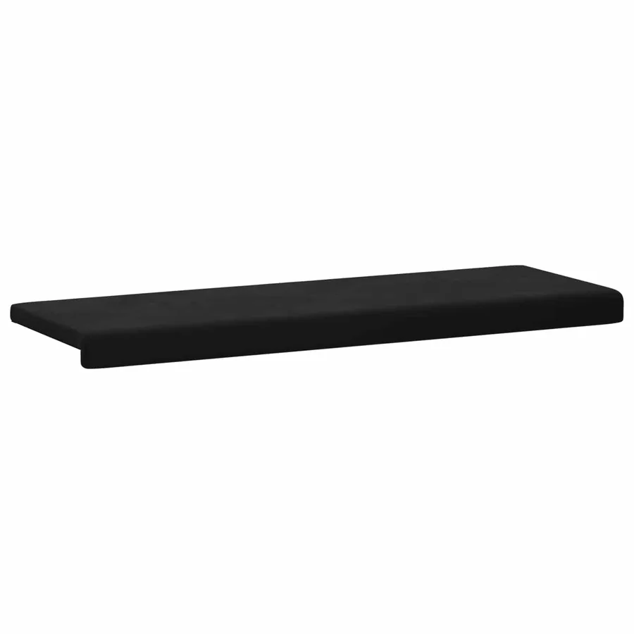Coussin de banc Velours (V) Noir Profondeur 35 cm - 5