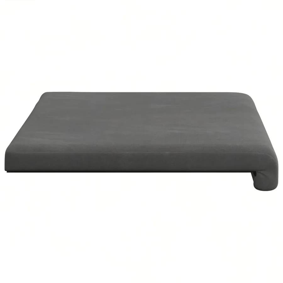 Coussin de banc Velours (V) Gris foncé Profondeur 35 cm - 6