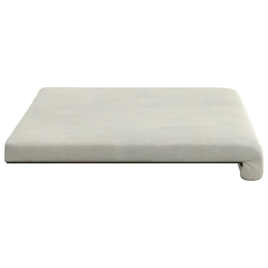 Coussin de banc Velours (V) Crème Profondeur 35 cm - 6