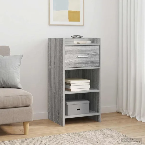 Buffet Sonoma gris 40 x 36 x 80 cm Bois d'ingénierie