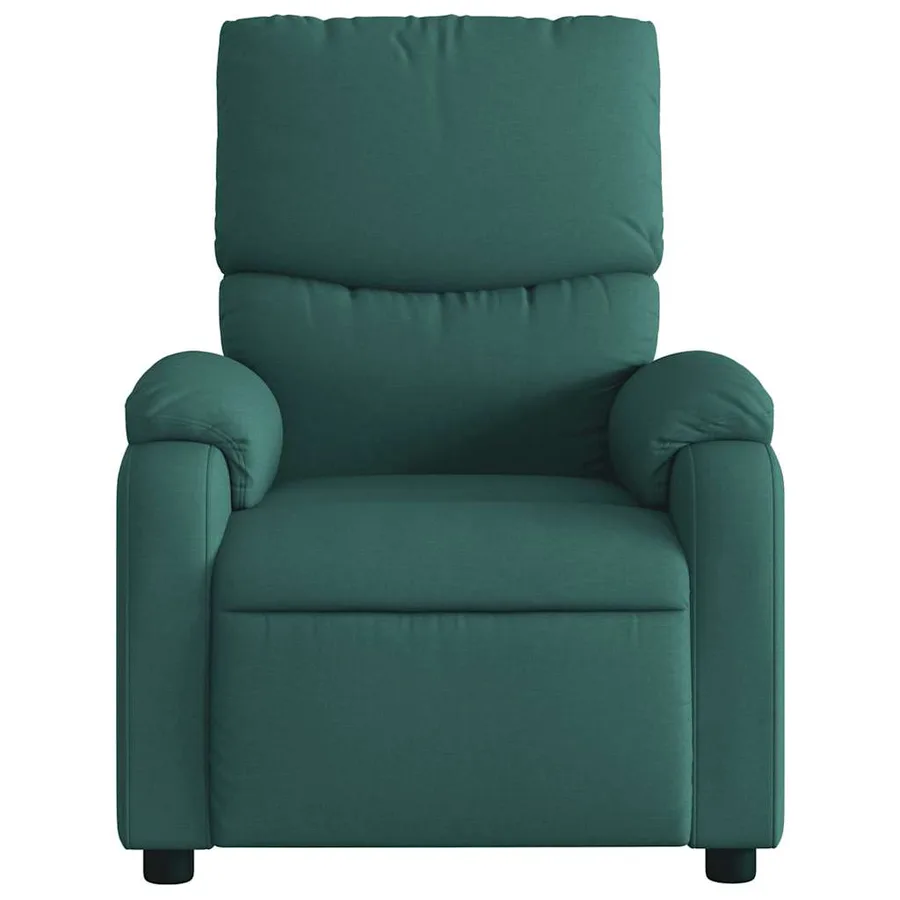 Fauteuil inclinable électrique Vert foncé Tissu - 9