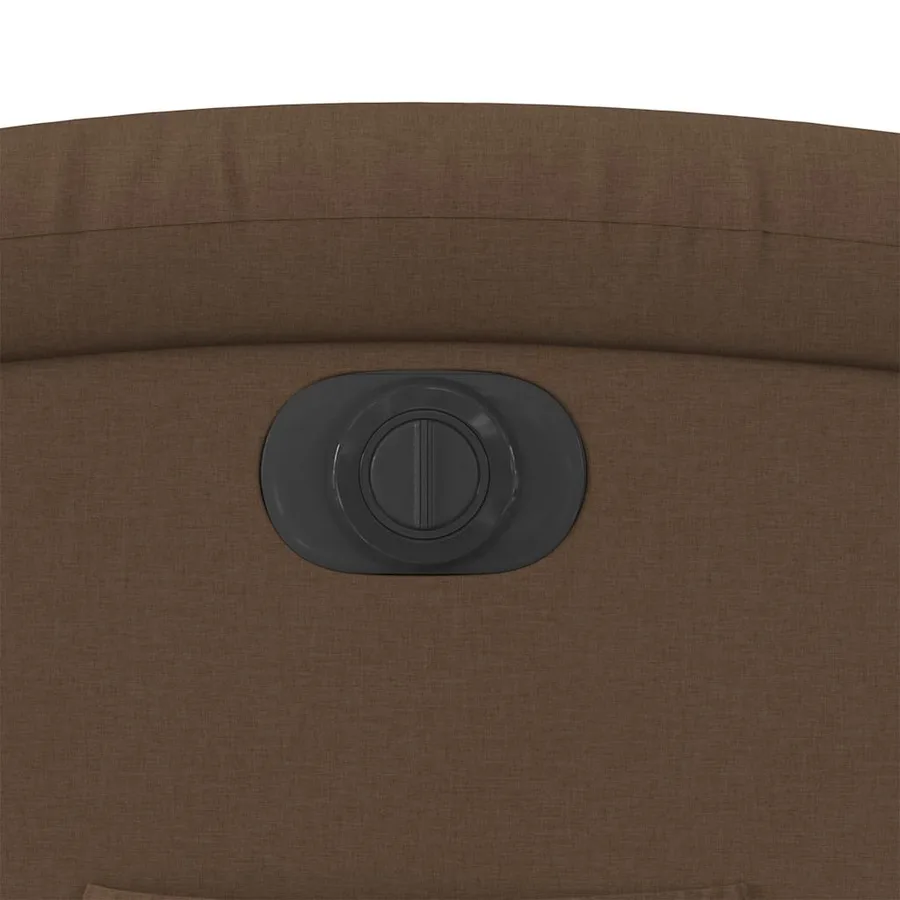 Fauteuil inclinable électrique Marron Tissu - 12