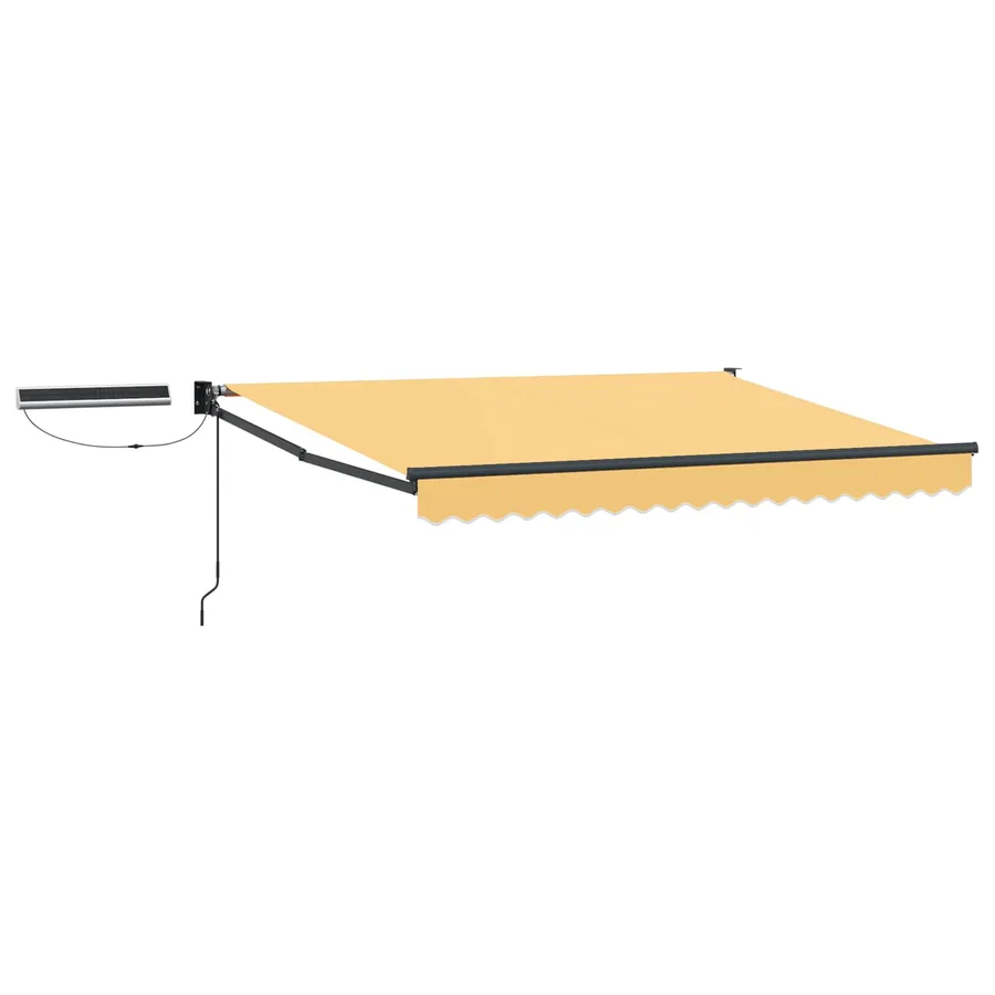 Auvent rétractable électrique Sable 100% Polyester et Aluminium - 2
