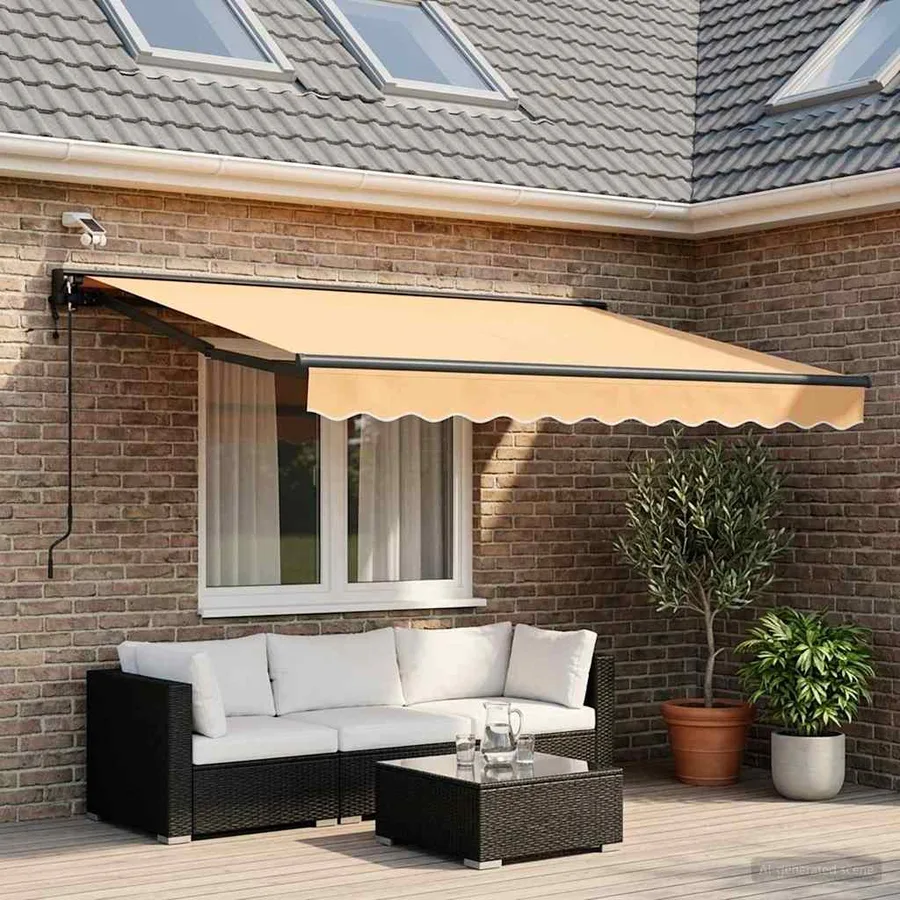 Auvent rétractable électrique Sable 2,5 x 2 m - 3