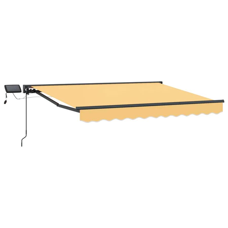 Cadre de store manuel avec LEDs Sable 4,5 × 3 m - 2