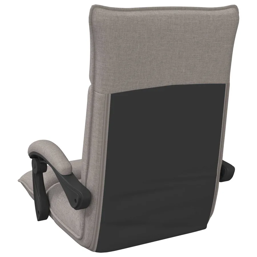Fauteuil de sol ajustable Taupe Tissu - 5