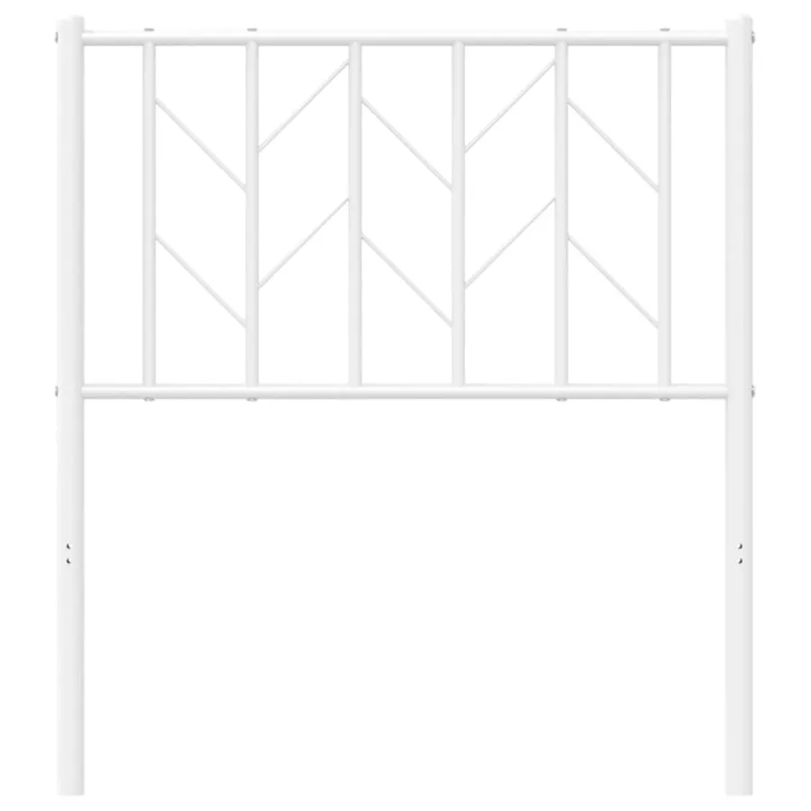 Tête de lit de remplacement métal blanc 75 cm - 4
