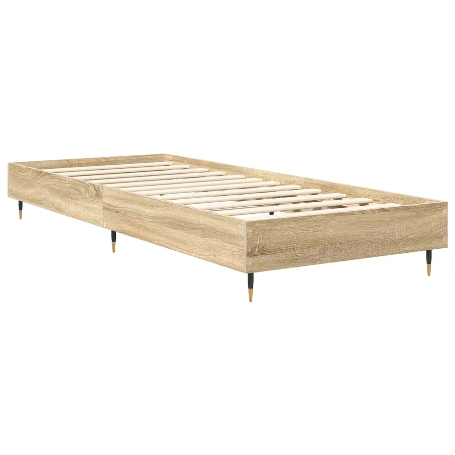 Cadre de lit Chêne Sonoma 80 x 200 cm Bois d'ingénierie - 3