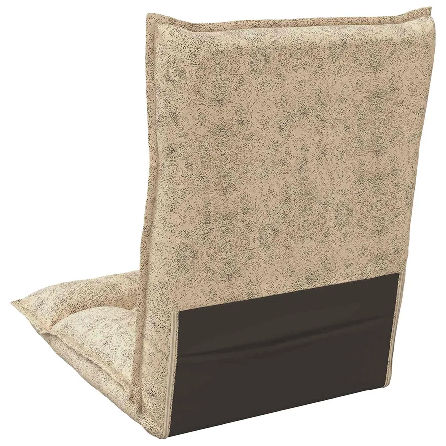 Fauteuil de sol ajustable Gris clair Tissu - 6