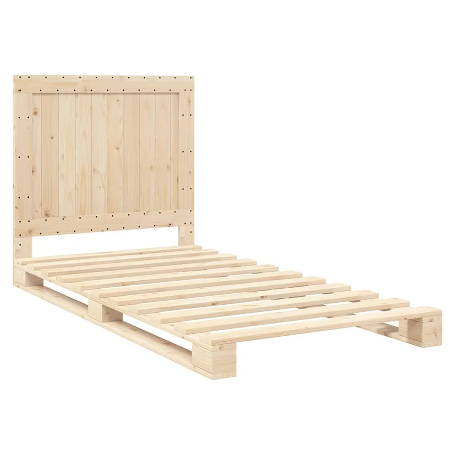Cadre de lit sans matelas avec tête de lit 100x200 cm - 3