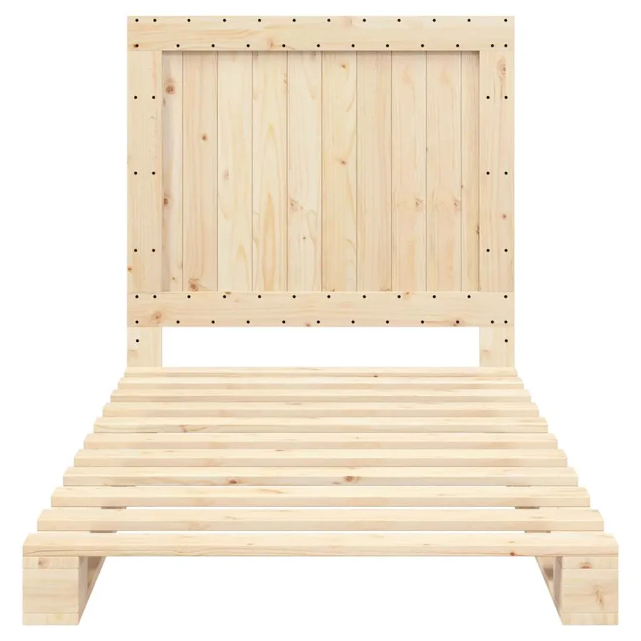 Cadre de lit sans matelas avec tête de lit 100x200 cm - 5