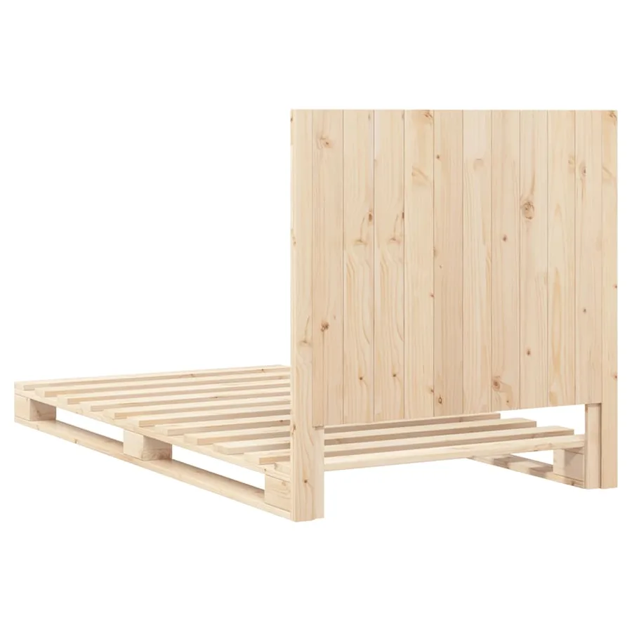 Cadre de lit sans matelas avec tête de lit 100x200 cm - 9
