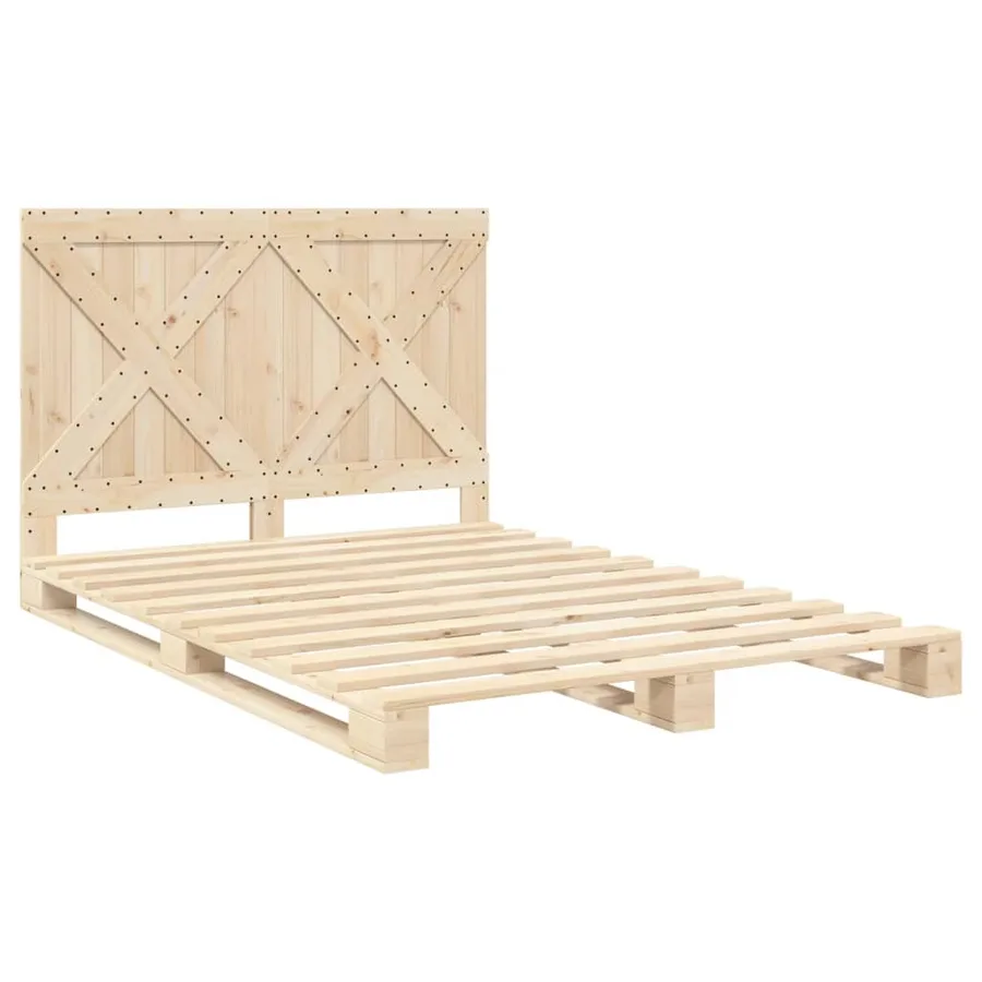 Cadre de lit sans matelas avec tête de lit 160x200 cm - 3