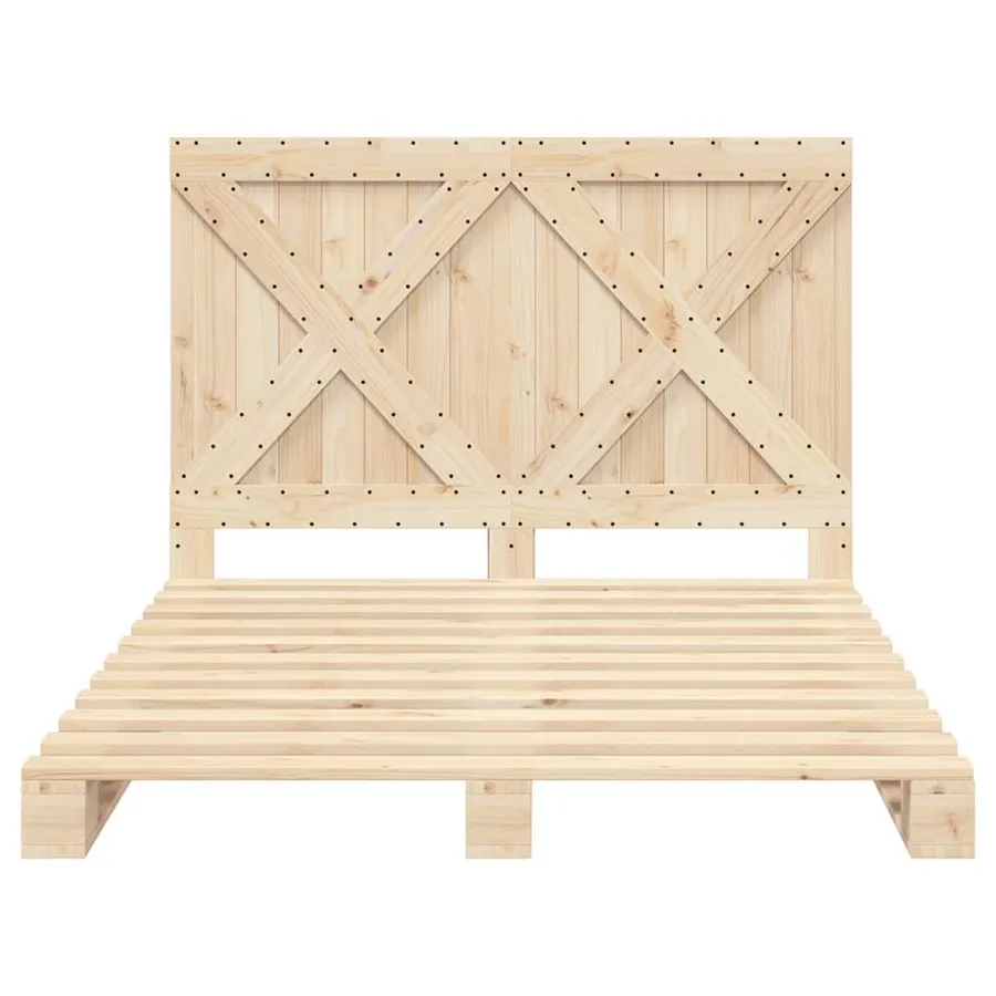 Cadre de lit sans matelas avec tête de lit 160x200 cm - 5
