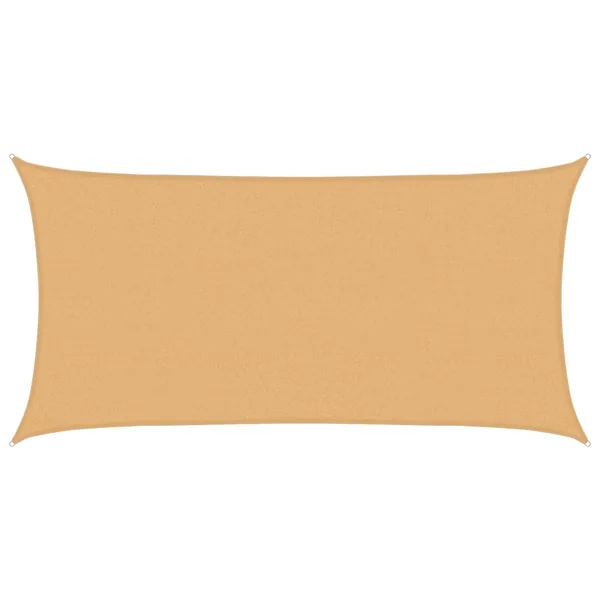 Voile d'ombre Sable 2 x 6 m HDPE