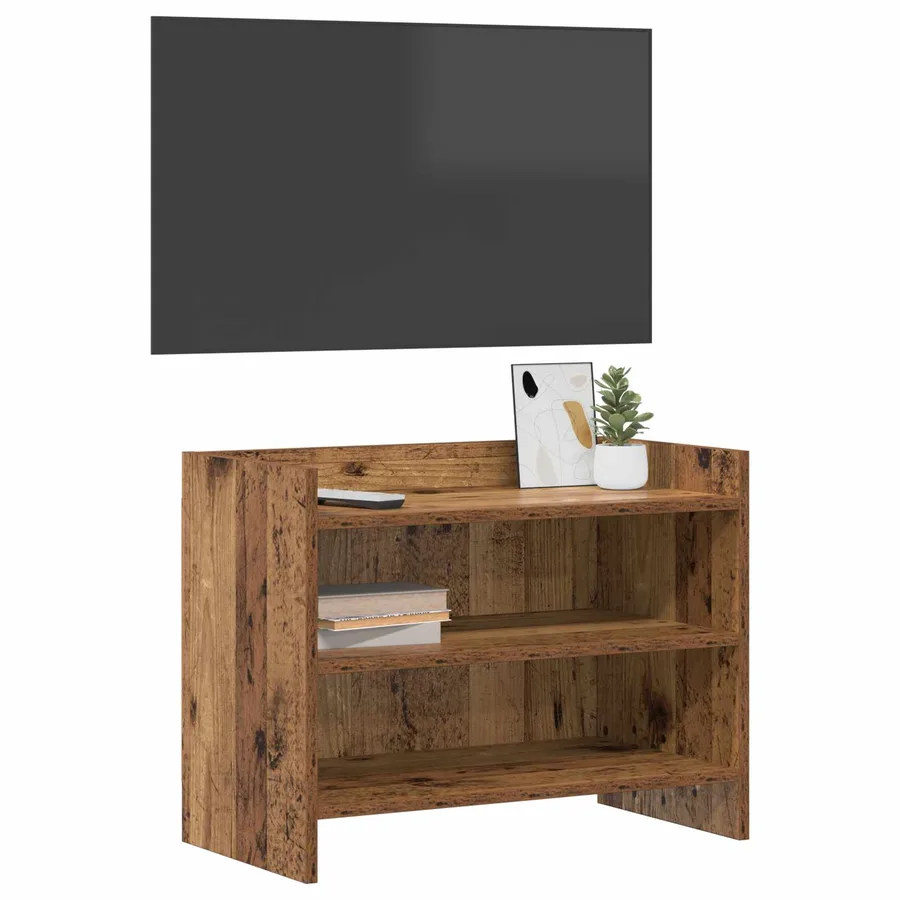 Meuble TV 60 x 33 x 47 cm Bois ancien Bois d'ingénierie - 3
