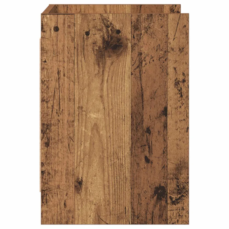 Meuble TV 60 x 33 x 47 cm Bois ancien Bois d'ingénierie - 5