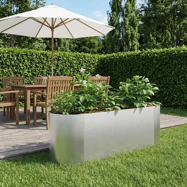 Jardin surélevé Acier inoxydable 120 x 40 x 40 cm