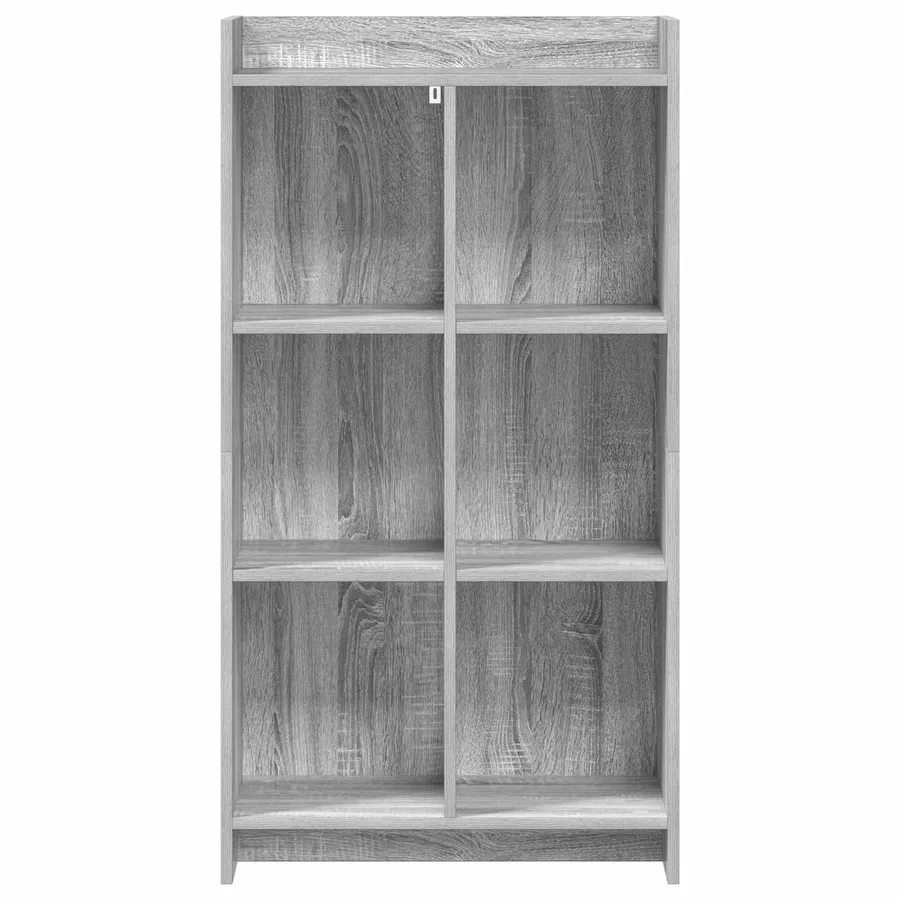Bibliothèque Sonoma gris 59 x 30 x 111 cm Bois d'ingénierie - 4