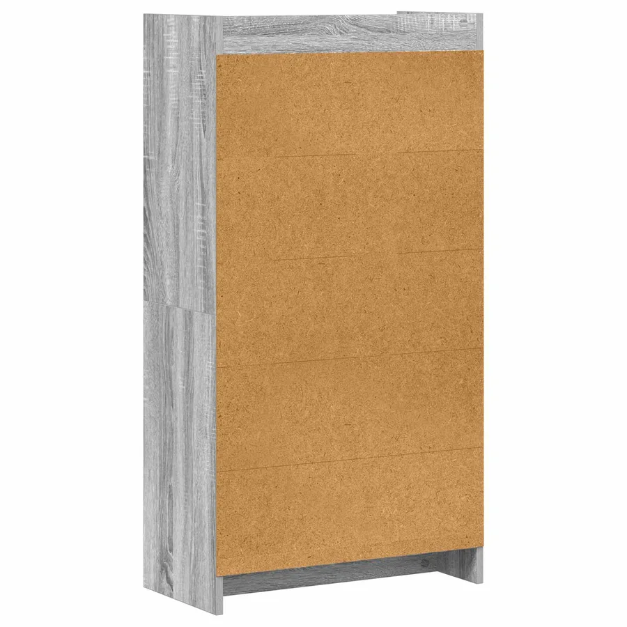 Bibliothèque Sonoma gris 59 x 30 x 111 cm Bois d'ingénierie - 6