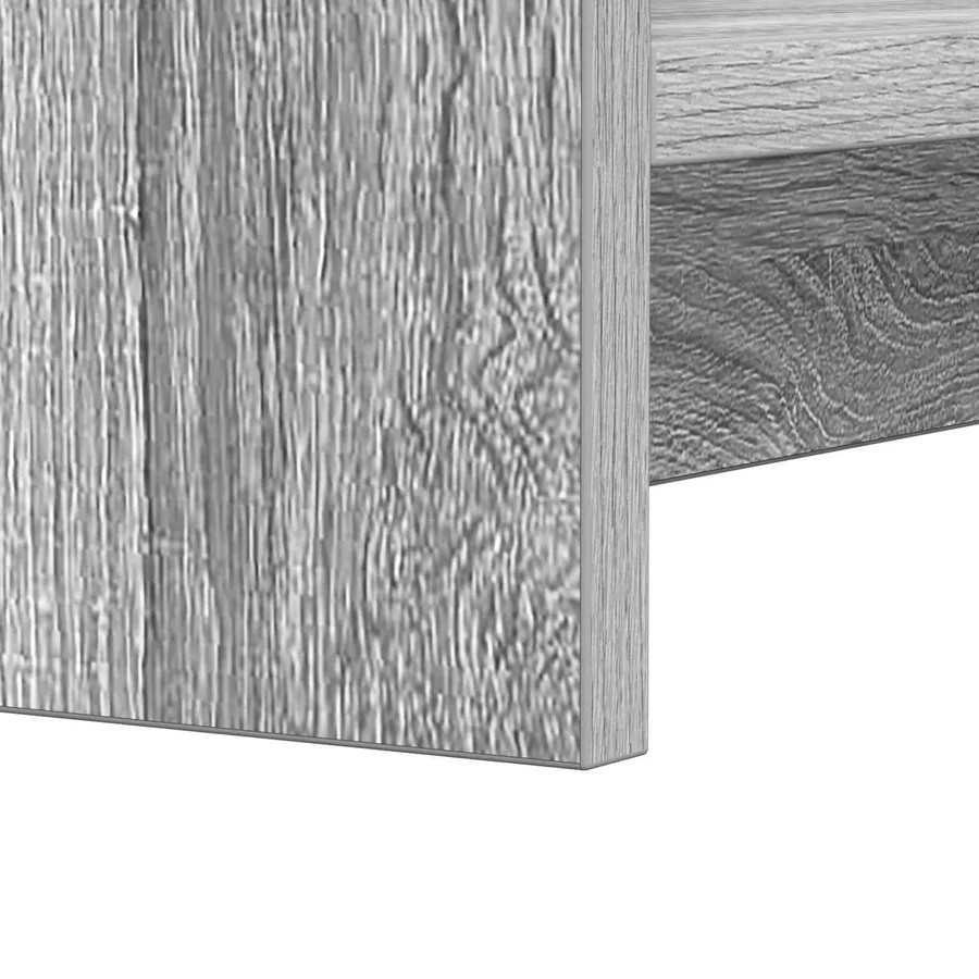 Bibliothèque Sonoma gris 59 x 30 x 111 cm Bois d'ingénierie - 7